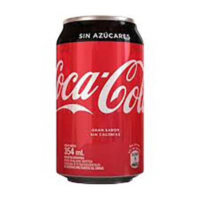 Coca Cola zero Lata 354CC