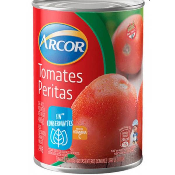 Arcor tomate perita en lata x 400 gr