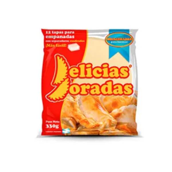 Delicias Doradas tapa de empanadas hojaldre x 500 gr