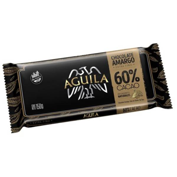 Chocolate Aguila extrafino 60%cacaco x 150gr