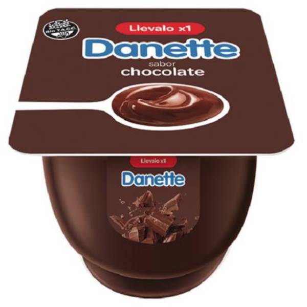 Postre Danette Chocolate intenso